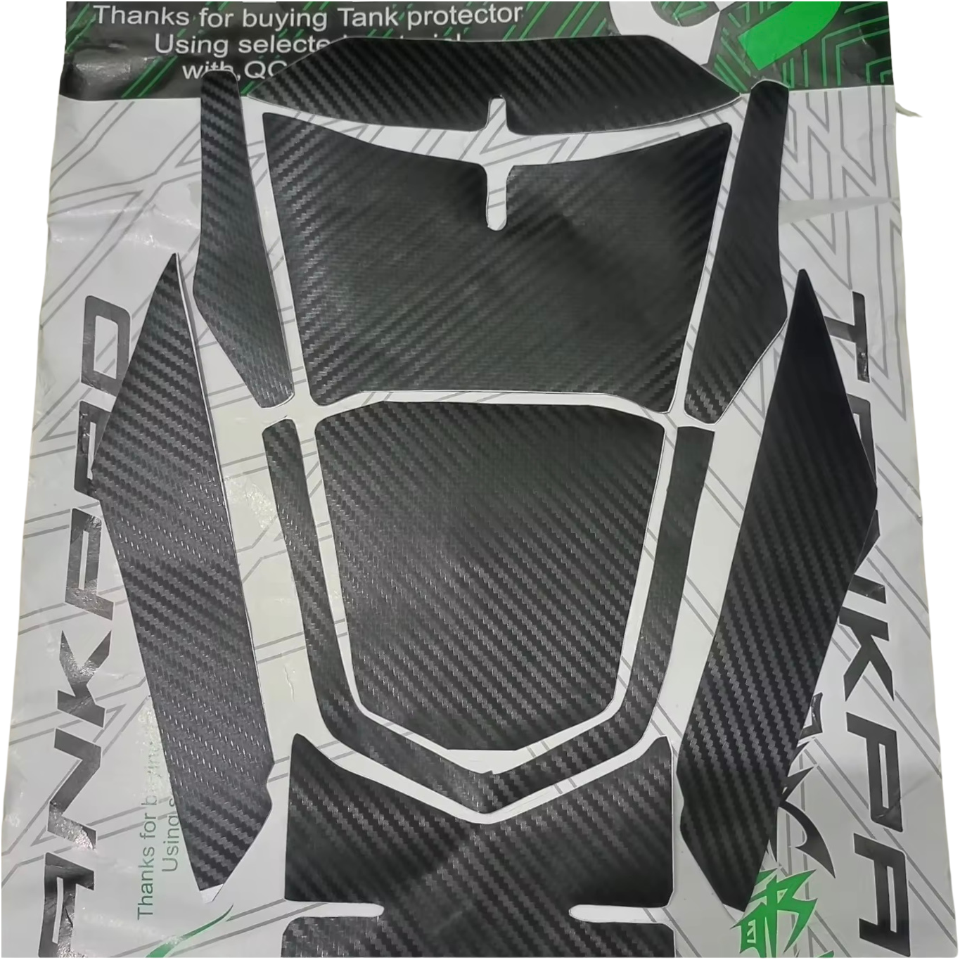 Honda PCX 125 2021 - 2024 Carbon Fibre Fuel Tank Protector Sticker - DC Parts