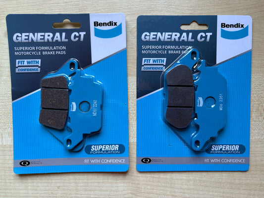 Yamaha Nmax 2015 - 2025 Bendix Front & Rear Brake pads - DC Parts