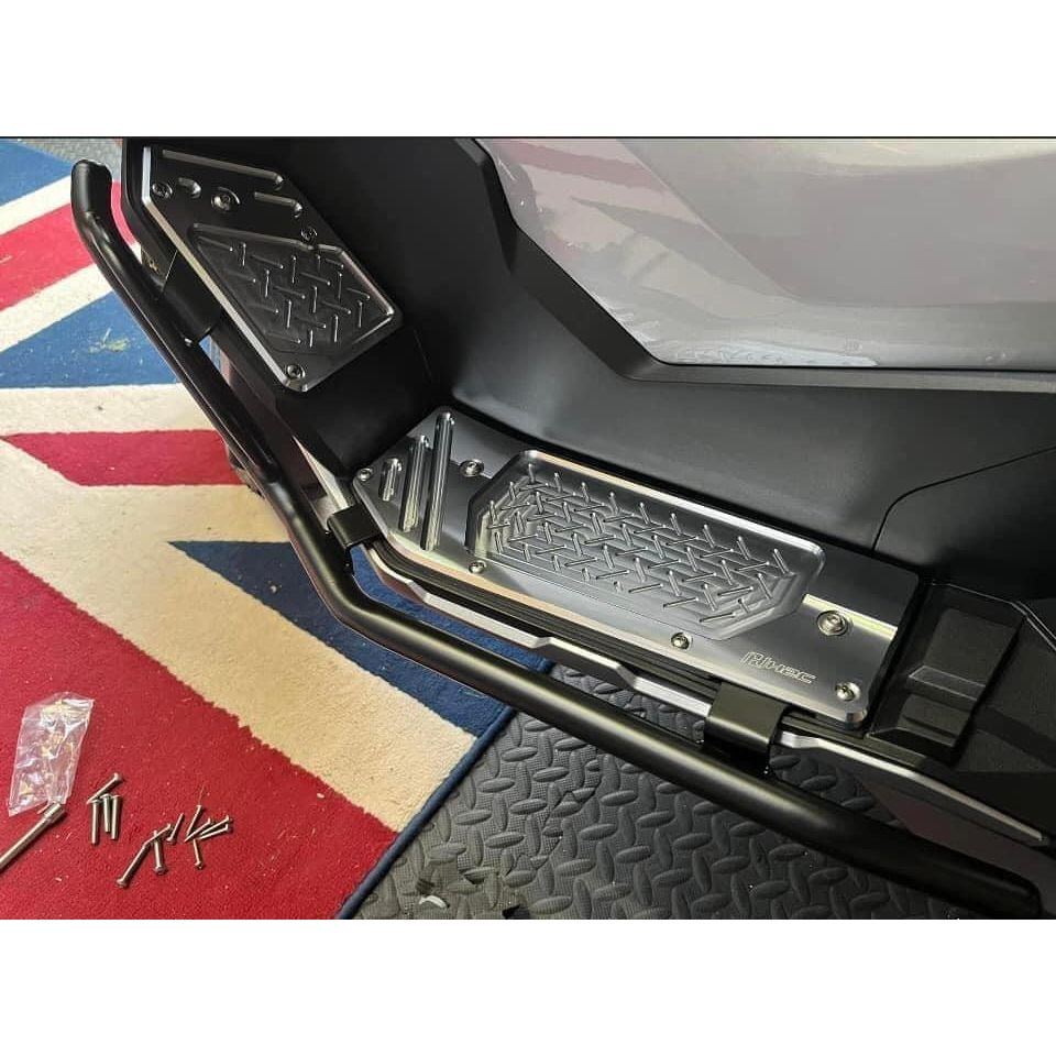 Honda ADV 350 2022 – 2024 H2C Silver Foot Plates - DC Parts