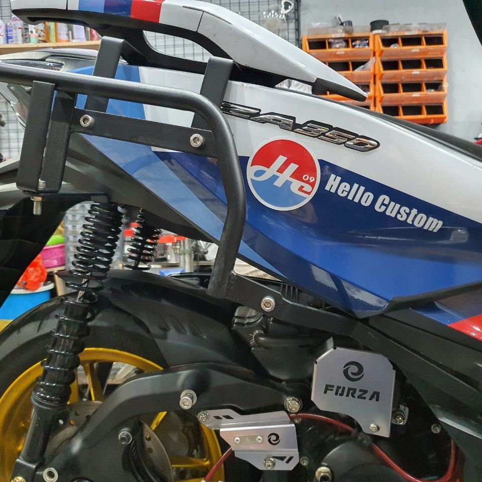 Honda Forza 125, 300, 350 - 2018 - 2024 Side Pannier Rack - DC Parts