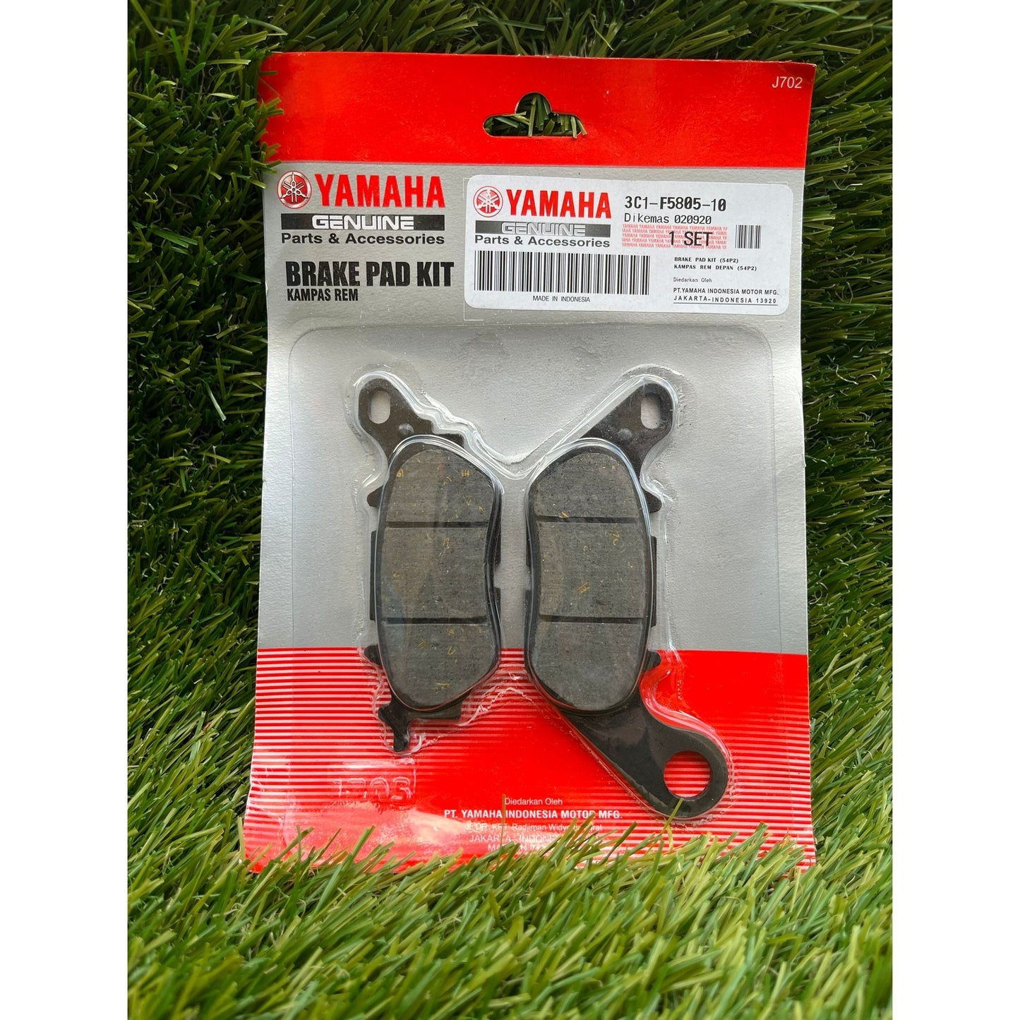 Genuine Yamaha Nmax 2015 - 2025 Front & Rear Brake Pad set