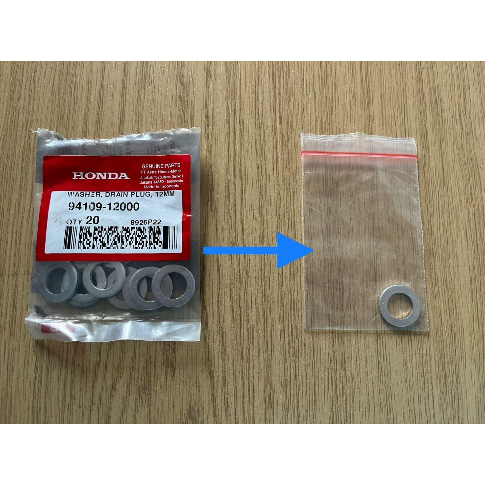 Honda PCX 125 2010 – 2024 Drain Sump Plug Washer - DC Parts