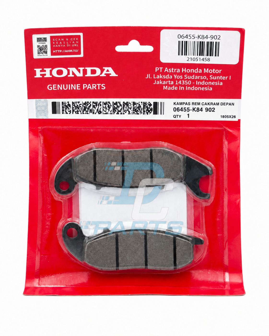 Honda PCX 2018 – 2024 Front Brake Pads
