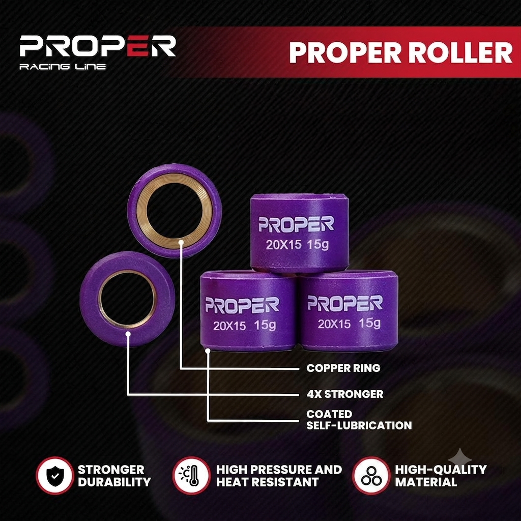 Honda PCX 2014 - 2017 13G Proper Racing Rollers