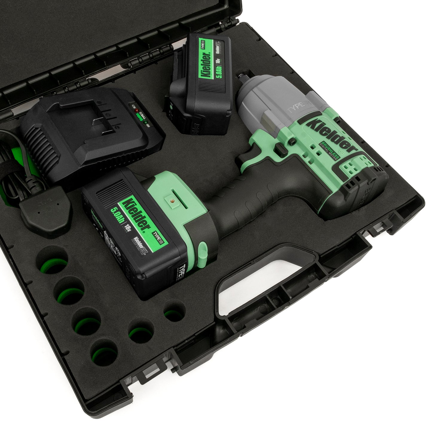 TYPE18 18v 1/2" High Torque Impact Wrench (Kit)