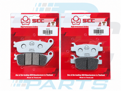 Honda Forza 125 2015 - 2020 SCC Front & Rear Brake Pad Set