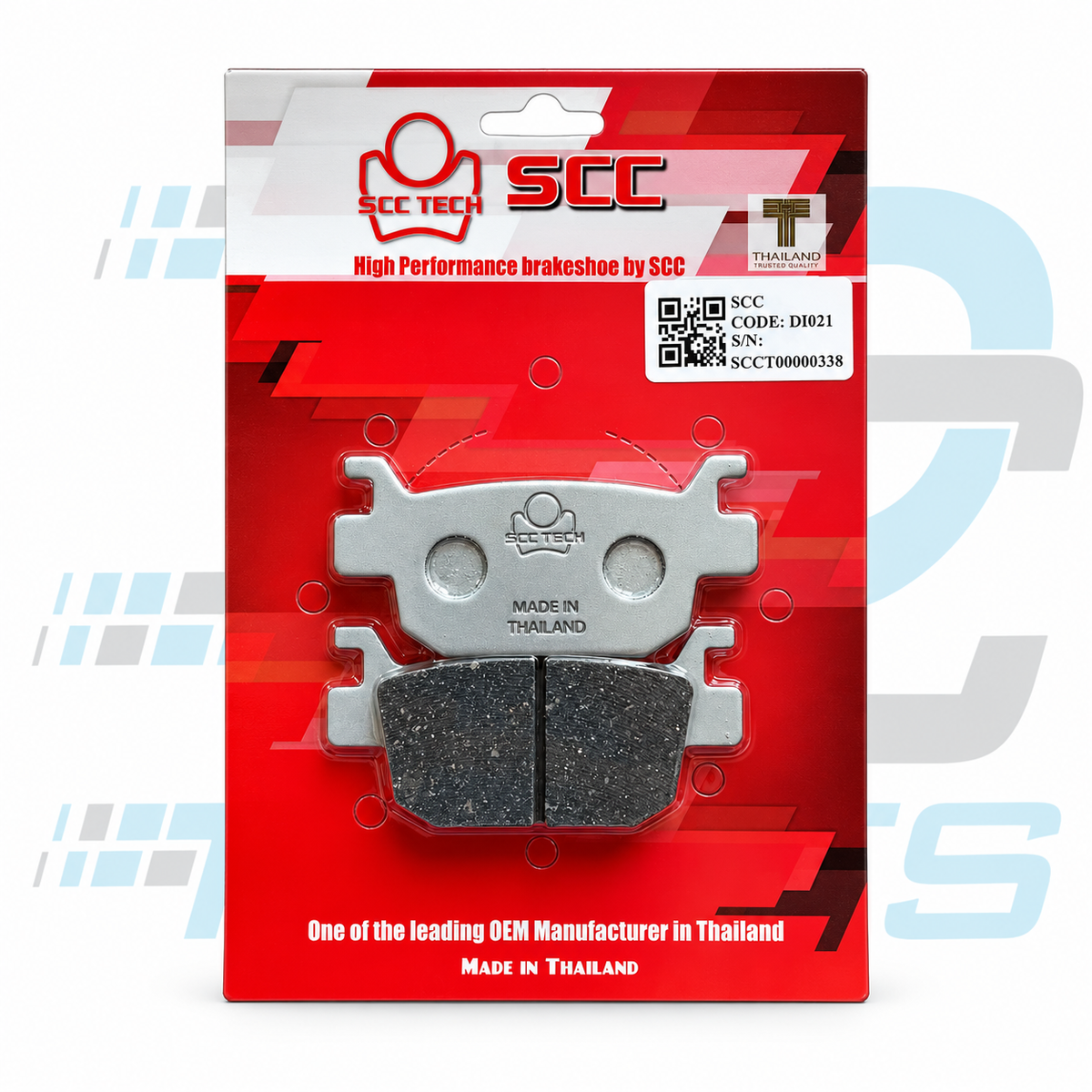 Honda Forza 125 2015 - 2020 SCC Front & Rear Brake Pad Set