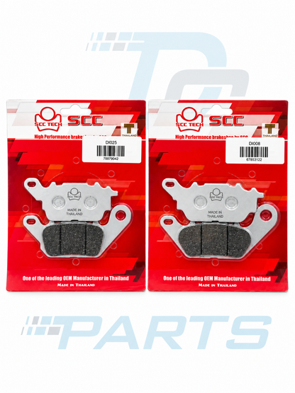 Yamaha Nmax 2015 - 2020 SCC Front & Rear Brake Pad Set
