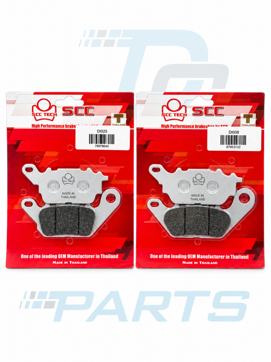 Yamaha Nmax 2015 - 2020 SCC Front & Rear Brake Pad Set