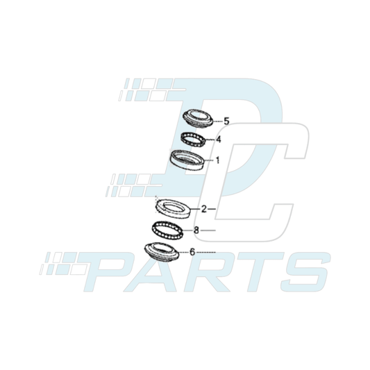 Honda Forza 125 2015 – 2022 Head Bearing Kit - DC Parts