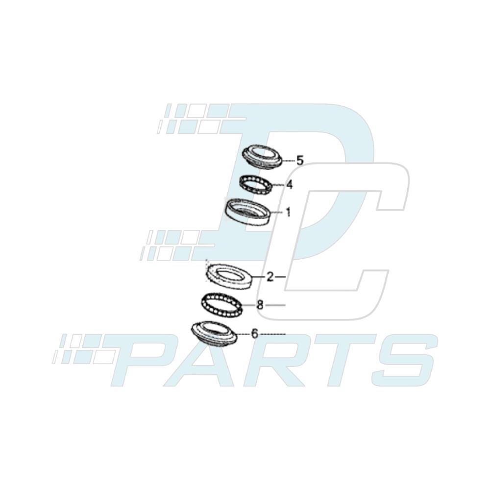 Honda Forza 300 2018 – 2020 Head Bearing Kit - DC Parts