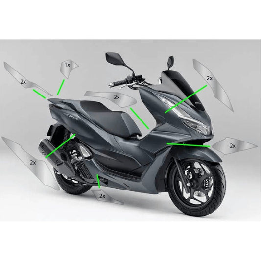 Honda PCX 2021 – 2023 Protective Clear Wrap - DC Parts